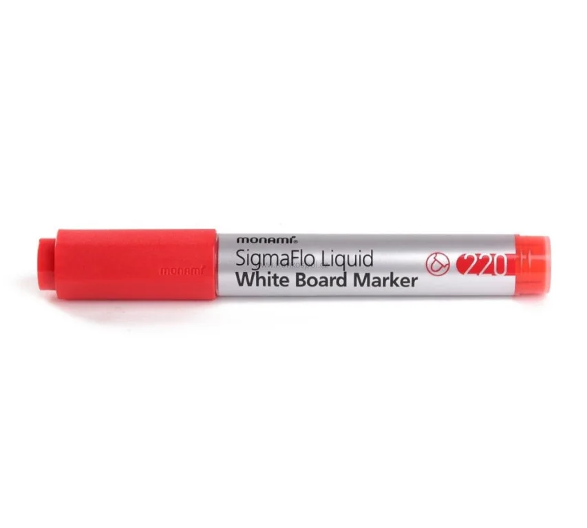 Nejprodávanější Popisovač MONAMI 220 SigmaFlo Liquid na bílé tabule, červený