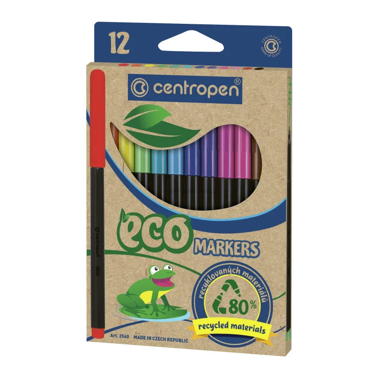 Popisovače CENTROPEN ECO 2560, 12 barev Kup Teď
