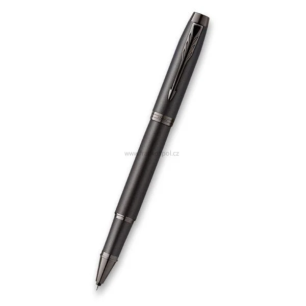 Nejprodávanější Roller PARKER IM Titanium Monochrome black