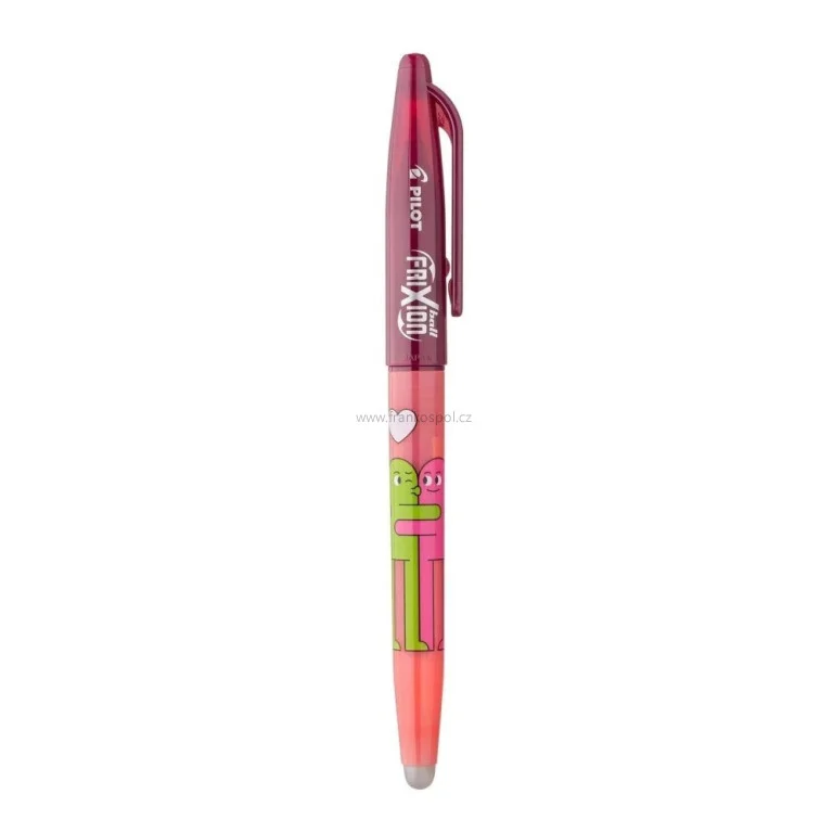 Nejlepší Volba Roller PILOT FriXion Ball 2064 Best Friends, 0,7 mm, Heart korálová růžová