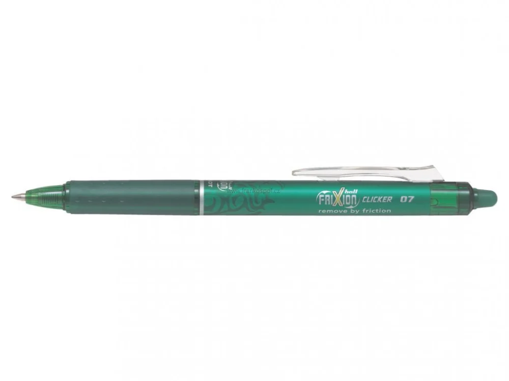 Roller PILOT FriXion Ball Clicker, M, zelený Vrácení Zdarma
