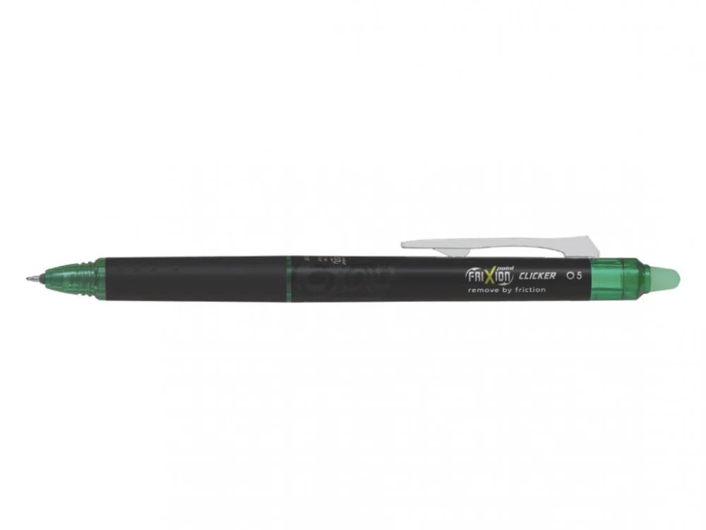 Roller PILOT FriXion Point Clicker 2058, tenký (F), zelený Zlevněný