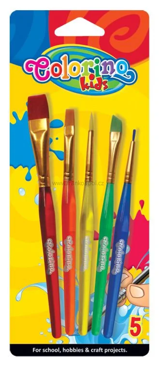 Rychlé Dodání Sada štětců COLORINO, školní mix