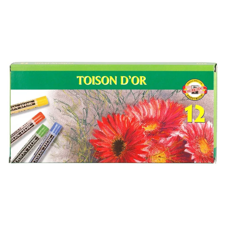 Značkový Suché pastely KOH-I-NOOR Toison d´or, 12 barev