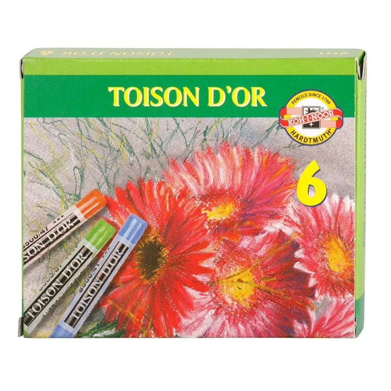Ověřený Suché pastely KOH-I-NOOR Toison d´or, 6 barev