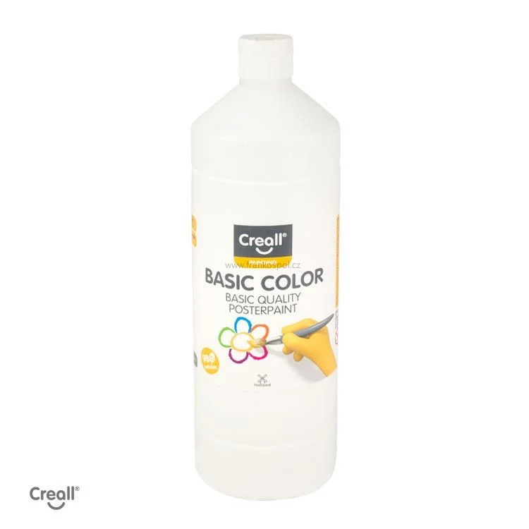 Vysoce Kvalitní Temperová barva CREALL, 1 l, bílá