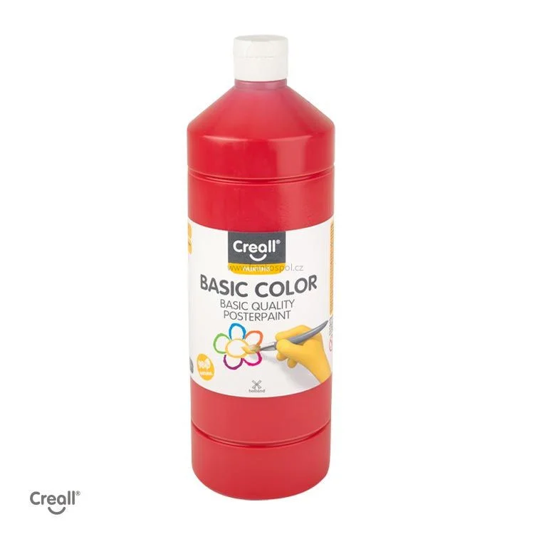 Temperová barva CREALL, 1 l, základní červená Sleva