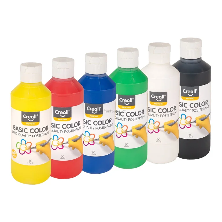 Koupit Online Temperové barvy CREALL, 6 x 250 ml, sada 6 barev