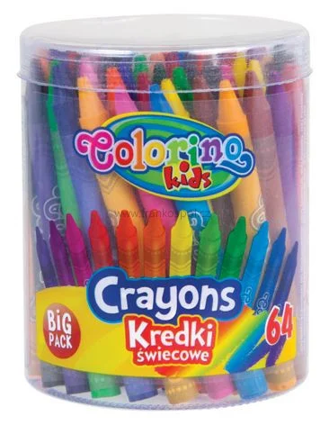 Odeslání Ihned Voskovky COLORINO Big Pack, 64 ks - mix barev