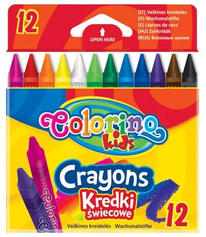 Voskovky COLORINO, 12 barev Víkendová Akce