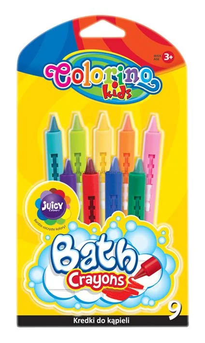 Voskovky do vany COLORINO, 9 barev Must-Have