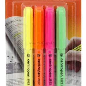 Zvýrazňovač CENTROPEN 2822, 4 sada PB Pouze Dnes