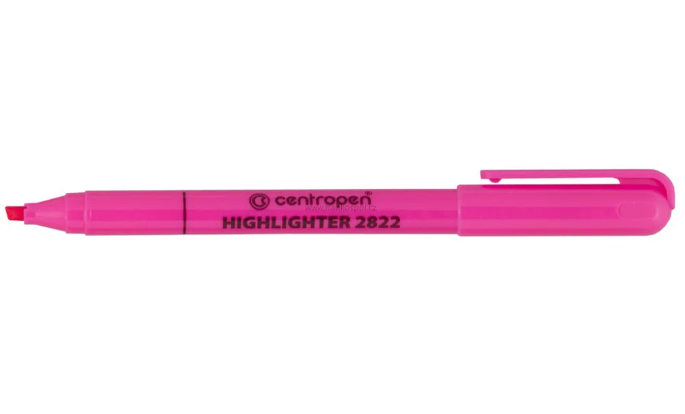 Zvýrazňovač CENTROPEN 2822, růžový Finální Výprodej