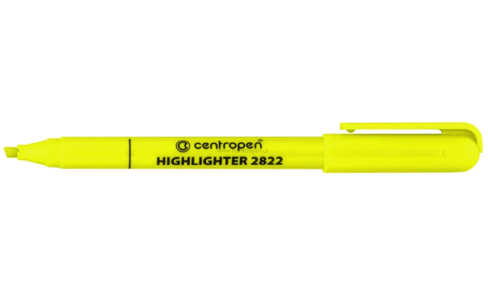 Zvýrazňovač CENTROPEN 2822, žlutý Horká Nabídka