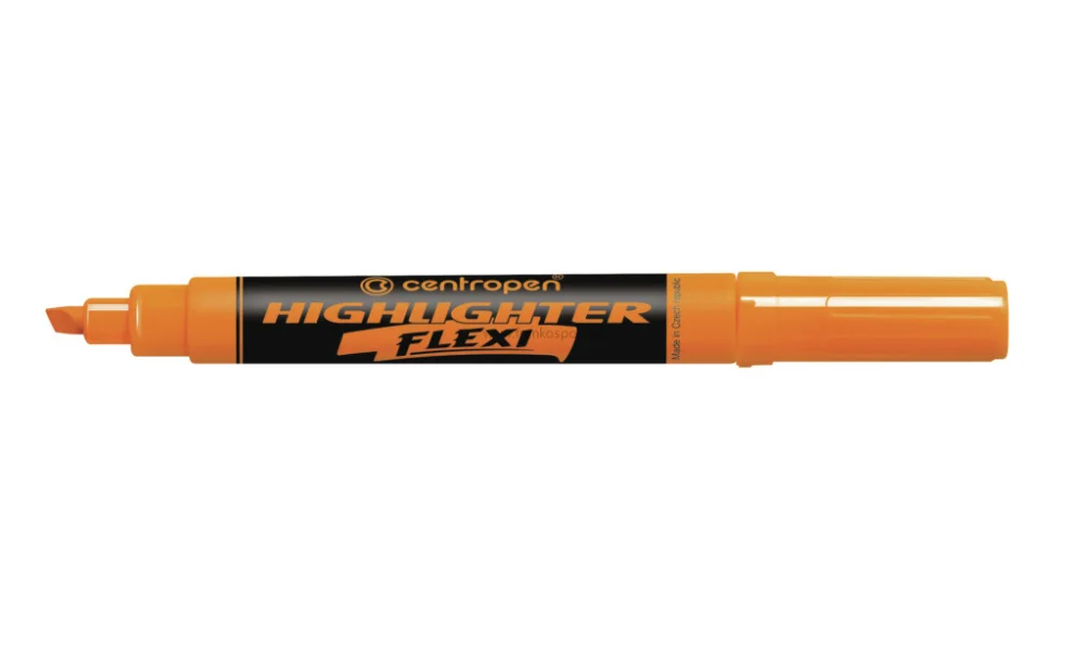 Originální Zvýrazňovač CENTROPEN Flexi 8542, oranžový