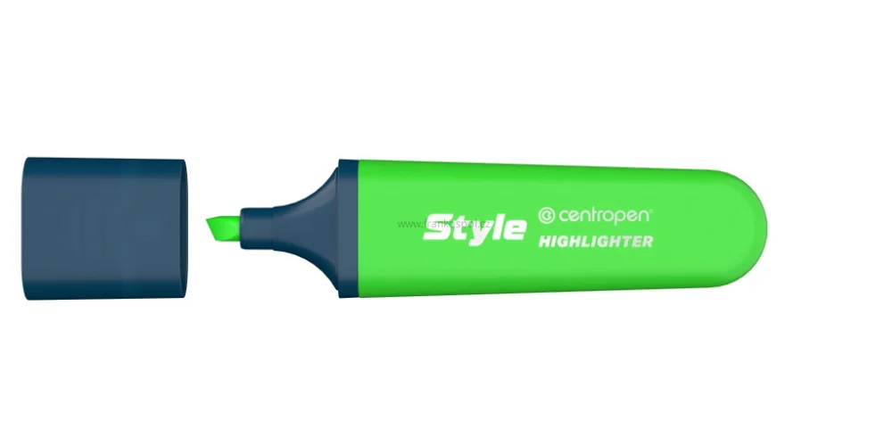 Zvýrazňovač CENTROPEN Style 6252, fluo, zelený Cenově Výhodný