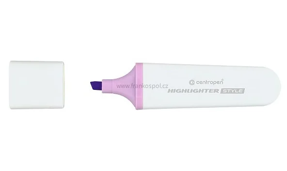 Zvýrazňovač CENTROPEN Style 6252, pastelový, fialový Cenová Bomba