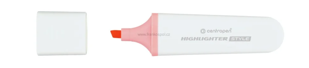 Časově Omezené Zvýrazňovač CENTROPEN Style 6252, pastelový, růžový