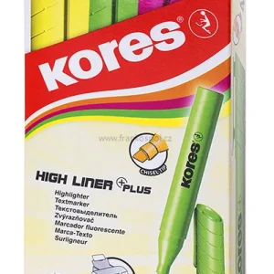 Zvýrazňovač KORES High Liner Plus, 4 sada Kup Teď