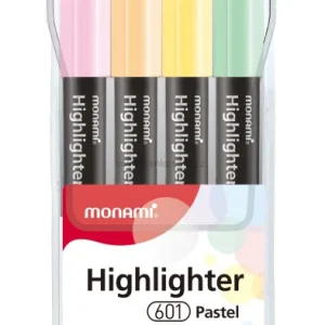 Zvýrazňovač MONAMI 601, pastelové barvy, sada 4 ks Dokud Zásoby Vydrží