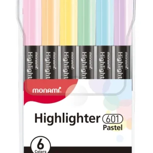 Zvýrazňovač MONAMI 601, pastelové barvy, sada 6 ks Zlevněný