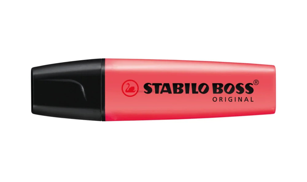 Zvýrazňovač STABILO BOSS Original, červený Super Cena
