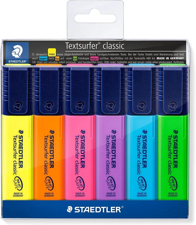 Zvýrazňovač STAEDTLER Textsurfer classic, 6 sada Nakupujte Hned