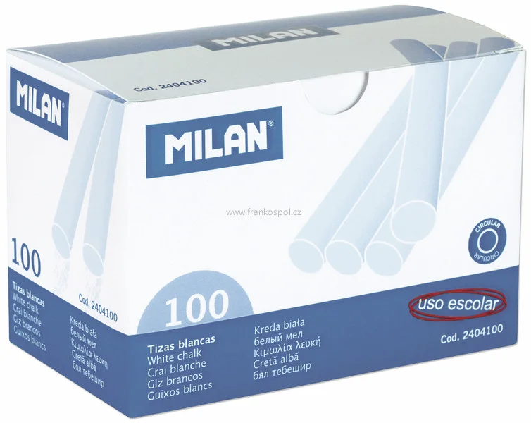 Školní křídy MILAN, bílé, 100 ks Kup Teď