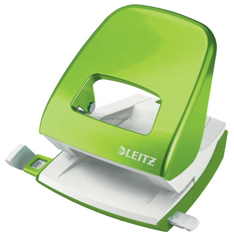 Dokud Zásoby Vydrží Děrovačka LEITZ NeXXt 5008 WOW, zelená
