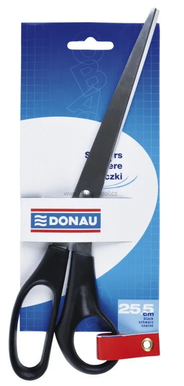 Kancelářské nůžky DONAU, asymetrické, 25,5 cm Nejprodávanější