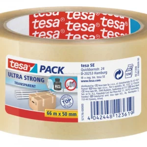 Akční Cena Lepicí balicí páska TESA Ultra Strong, 50mm x 60 m, transparentní