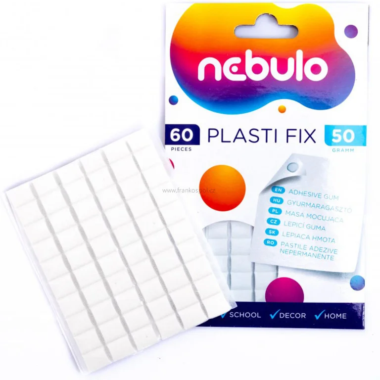 Lepicí guma NEBULO Plasti Fix, 60 ks Nízká Cena