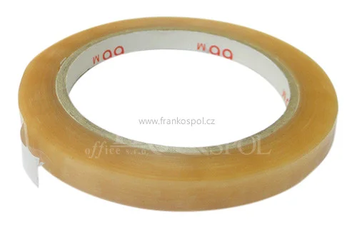 Bezpečná Platba Lepicí páska PVC, transparentní, 9 mm