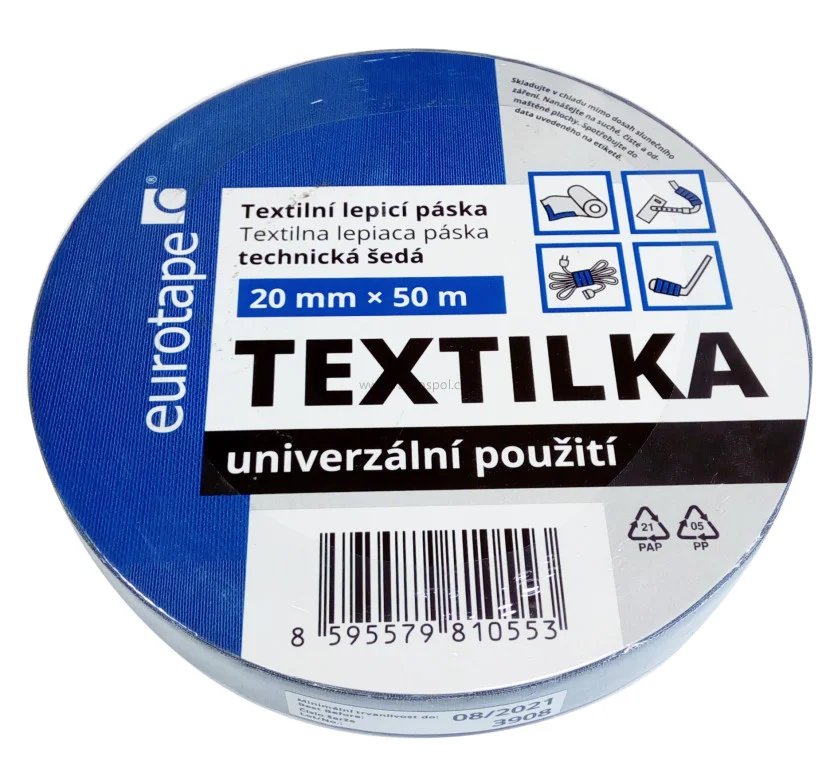 Lepicí páska textilní CHEMOTEX 20 mm Expresní Doručení