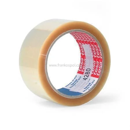 Cenově Výhodný Lepící páska TES 4280, 75 mm x 66 m, transparentní