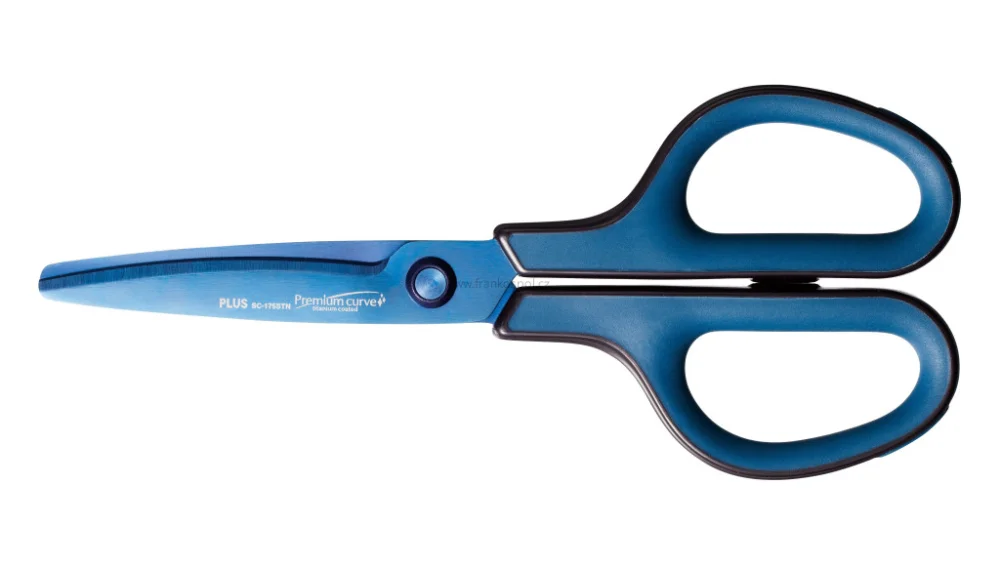 Nůžky PLUS 35057 Fitcut Curve Premium Titanium, symetrické, 17,5 cm Finální Výprodej
