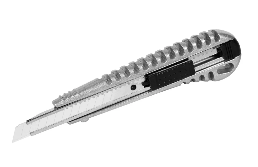 Cenový Hit Odlamovací nůž malý, s vodící lištou, celokovový, 9 mm