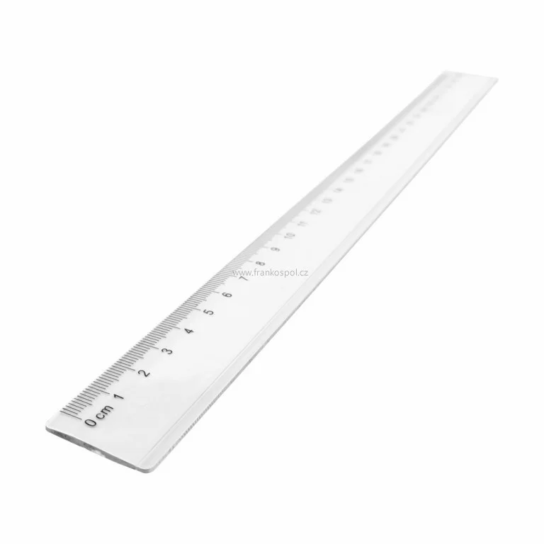 Pravítko 30cm čiré Novinka