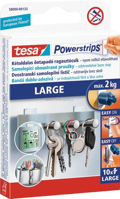 Proužky lepicí POWERSTRIPS Odeslání Ihned