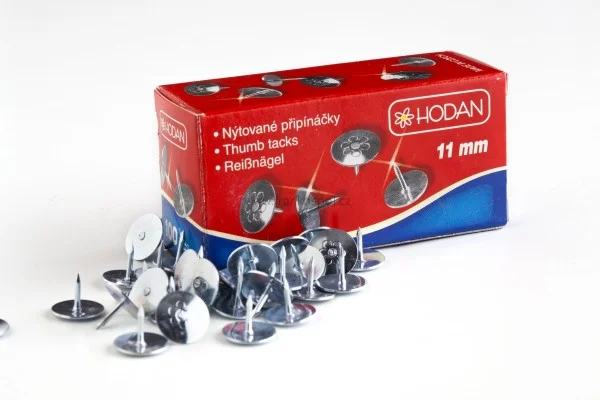 Připínáčky HODAN 11 mm, 100 ks Víkendová Akce