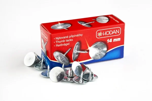 Připínáčky HODAN 14 mm, 100 ks Oblíbený