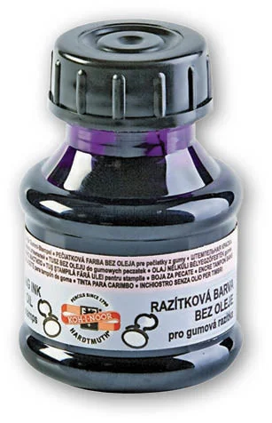 Razítková barva KOH-I-NOOR 142505, 50 ml, fialová Aktuální