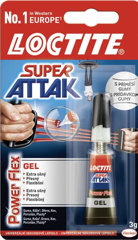 Sekundové lepidlo LOCTITE SUPER ATTAK gel Finální Výprodej