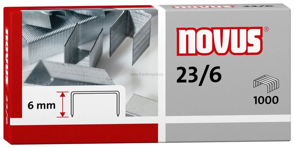 Spojovače NOVUS 23/6 Autentický