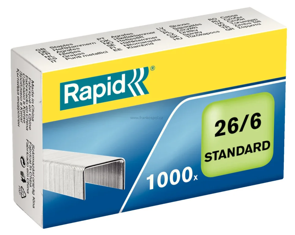 Autentický Spojovače RAPID 26/6 Standard