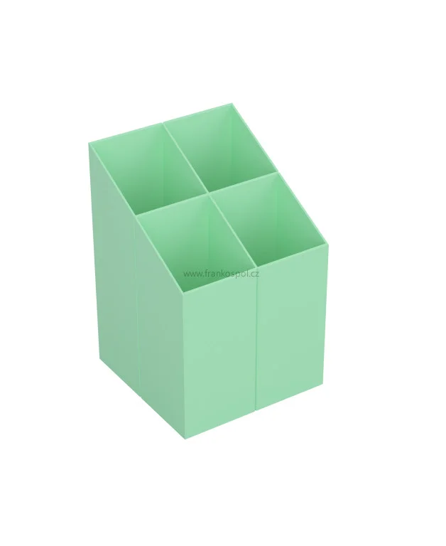 Top Prodej Stojánek na tužky ICO Quadrate, pastelově zelený