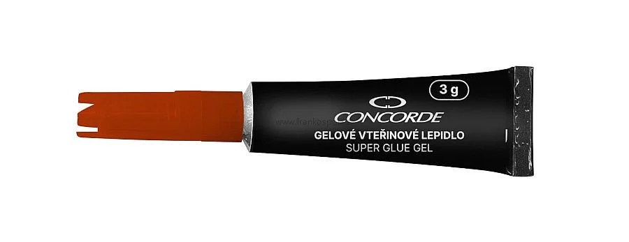 Vteřinové lepidlo Concorde, gelové, 3 g Nová Kolekce