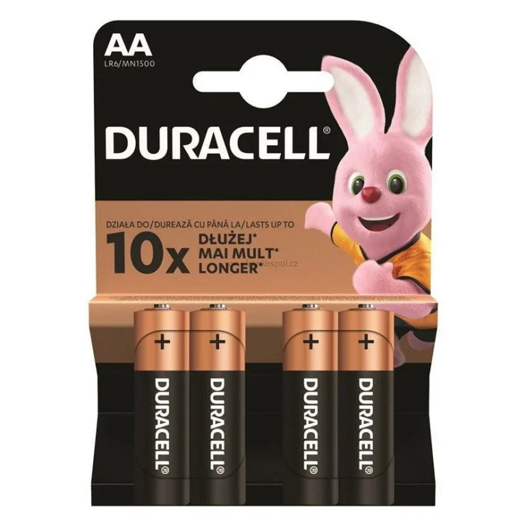 Výhodná Nabídka Baterie DURACEL Basic AA, 4 ks
