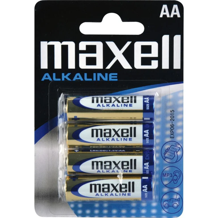 Baterie MAXELL R6 tužka alkal. AA blistr, 4ks Novinka