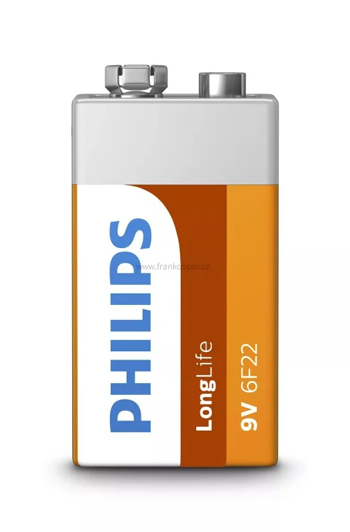Baterie PHILIPS 9V, 1ks Levný